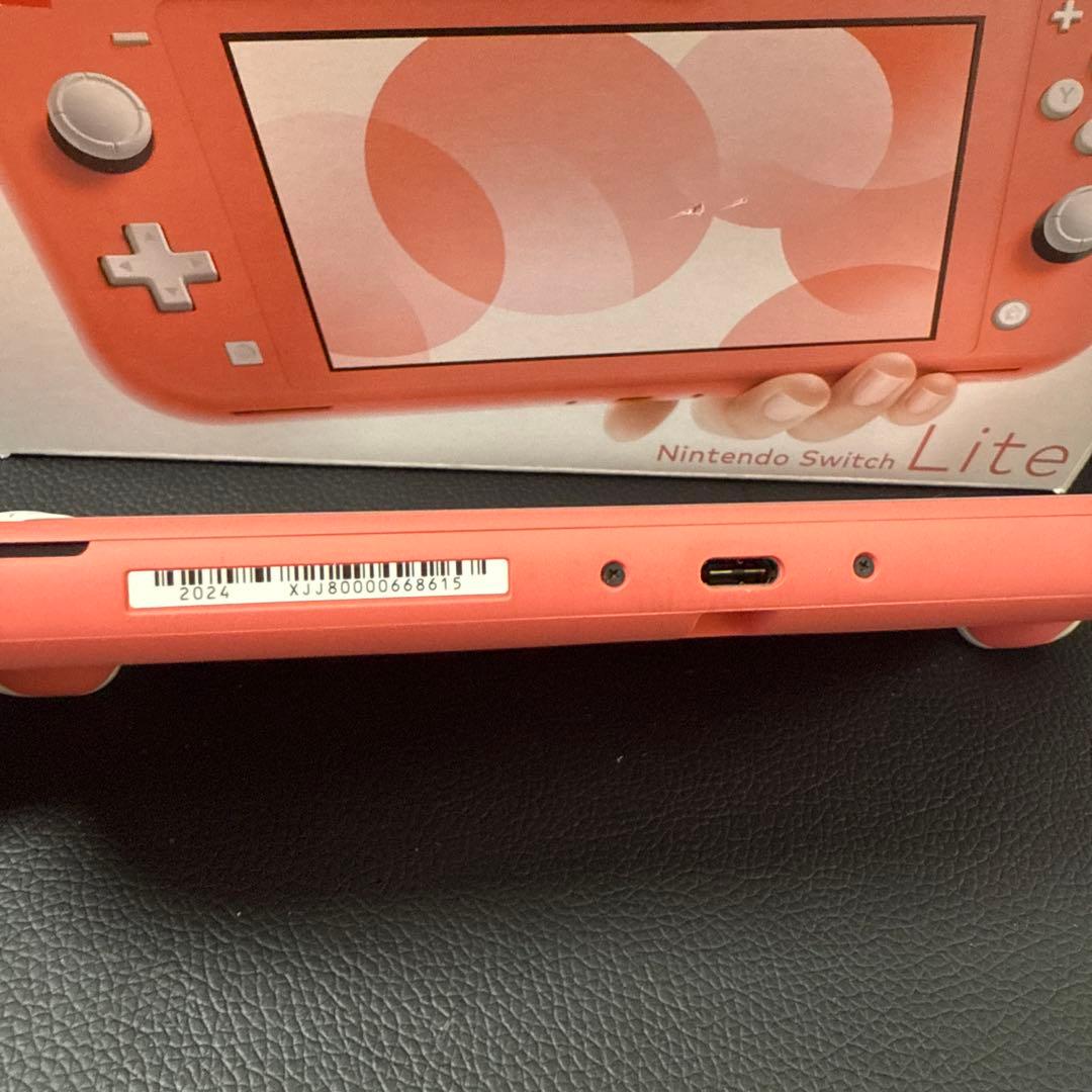 Nintendo Switch Lite ピンク 2024年製 付属品全てあり
