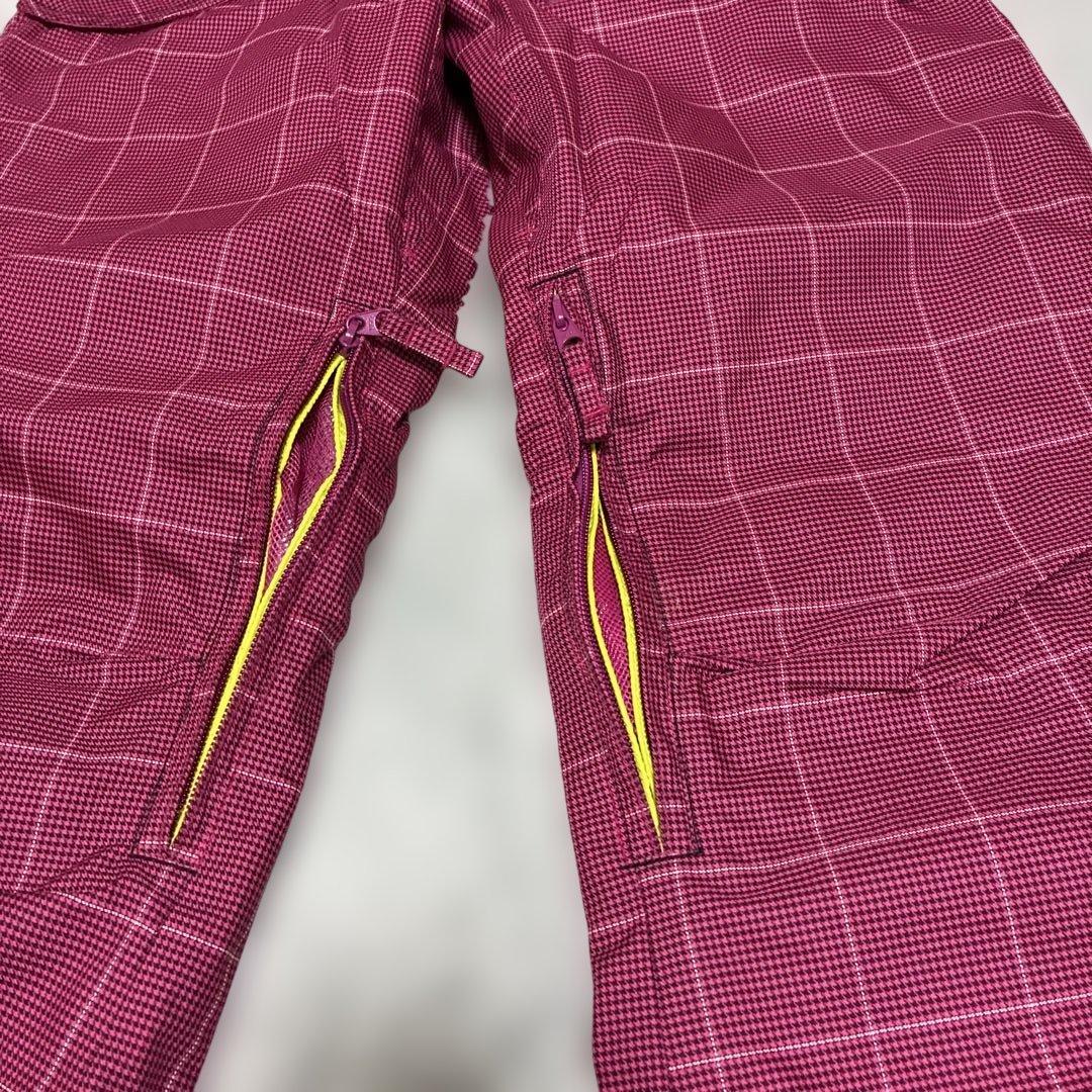 TRANSCOOT arg スノーボードウェア　M 上下セット ピンク　白　匿名