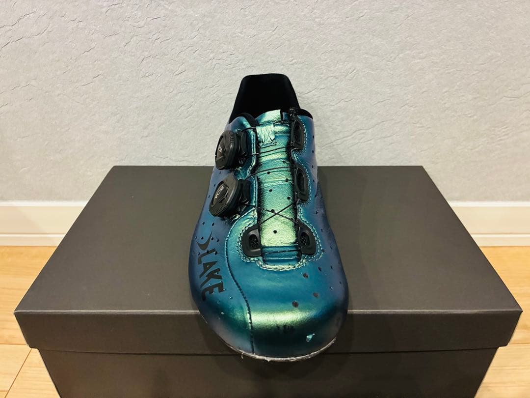 LAKE CX332 カメレオングリーン WIDE40.5