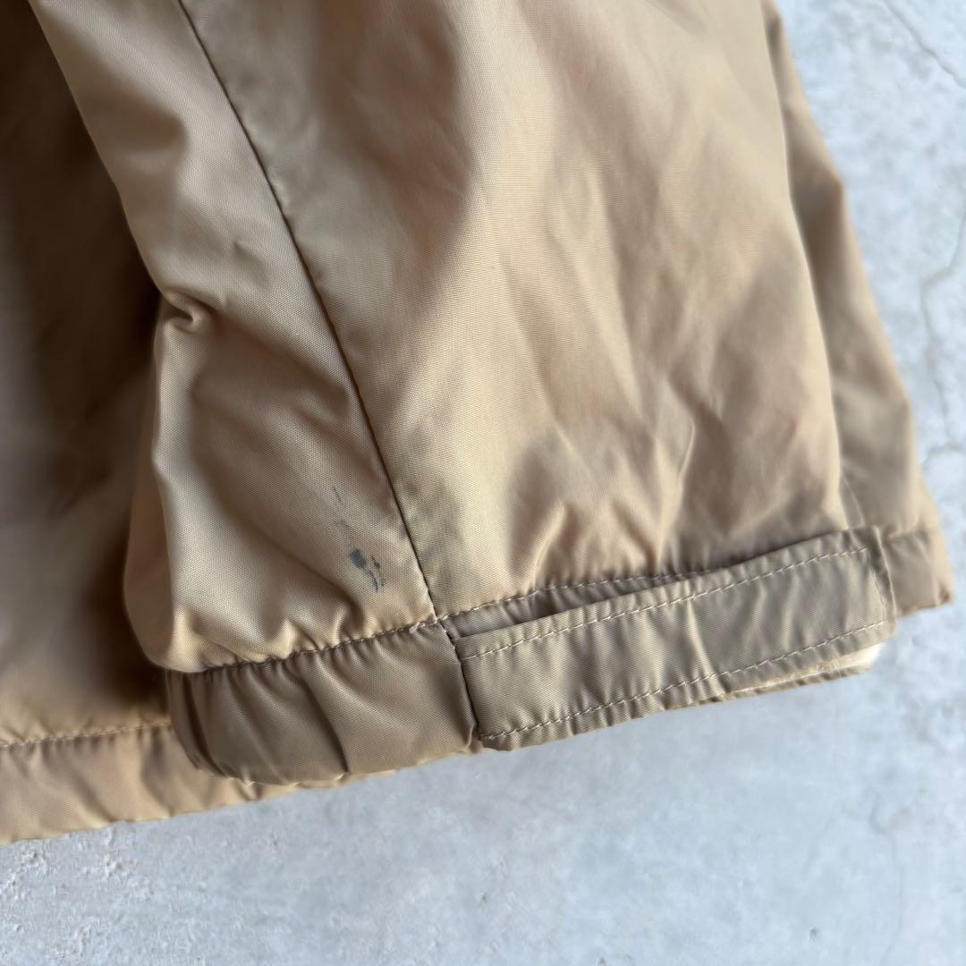 XXLサイズ L.L.Bean コーチジャケット ベージュ チンスト USA製