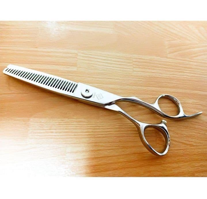 切れ味◎プロ仕様セニングシザー理美容師スキバサミ＋トリマートリミングペット可
