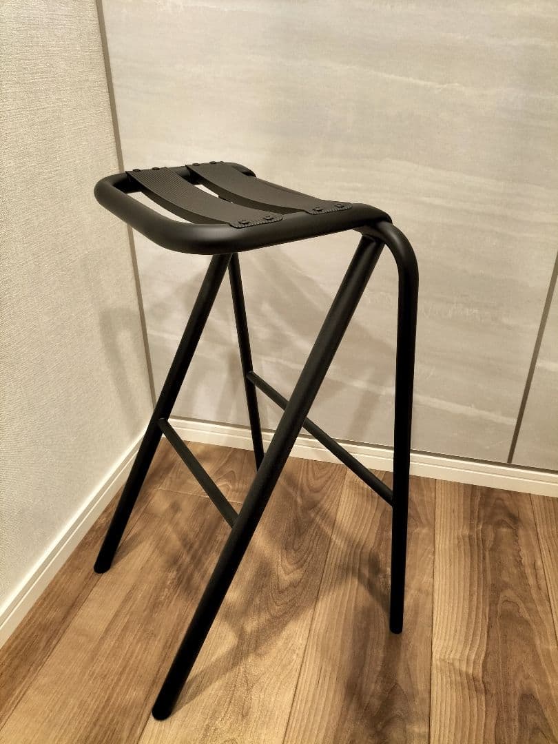 BENT HIGH STOOL スツール BLACK(JTH06)