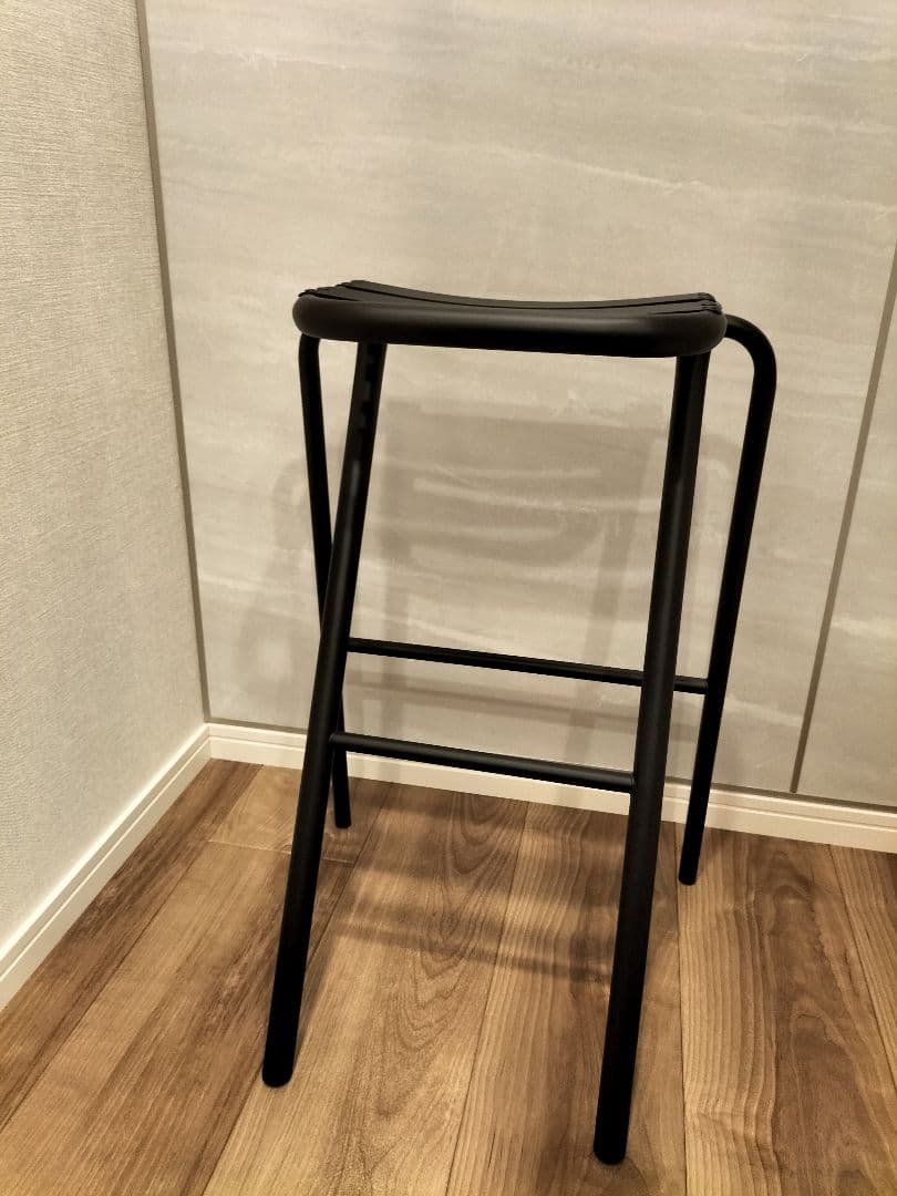 BENT HIGH STOOL スツール BLACK(JTH06)
