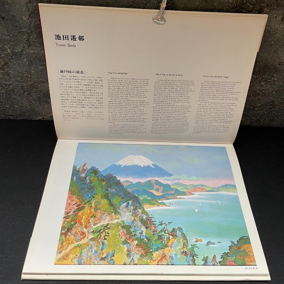 現代日本美術展 作品集 図録 アサヒ画廊発行 1976 サンパウロ美術館 希少