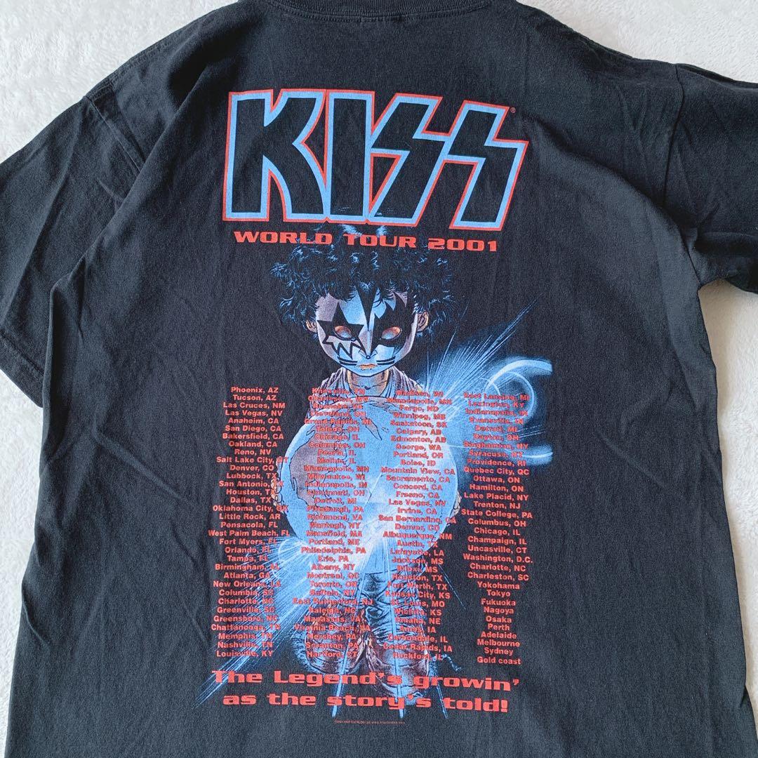 米国製 00s KISS Ｔシャツ THE FAREWELL TOUR 2001