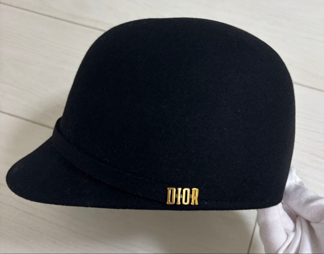 新品未使用: Dior ディオール キャスケット ブラック サイズ57