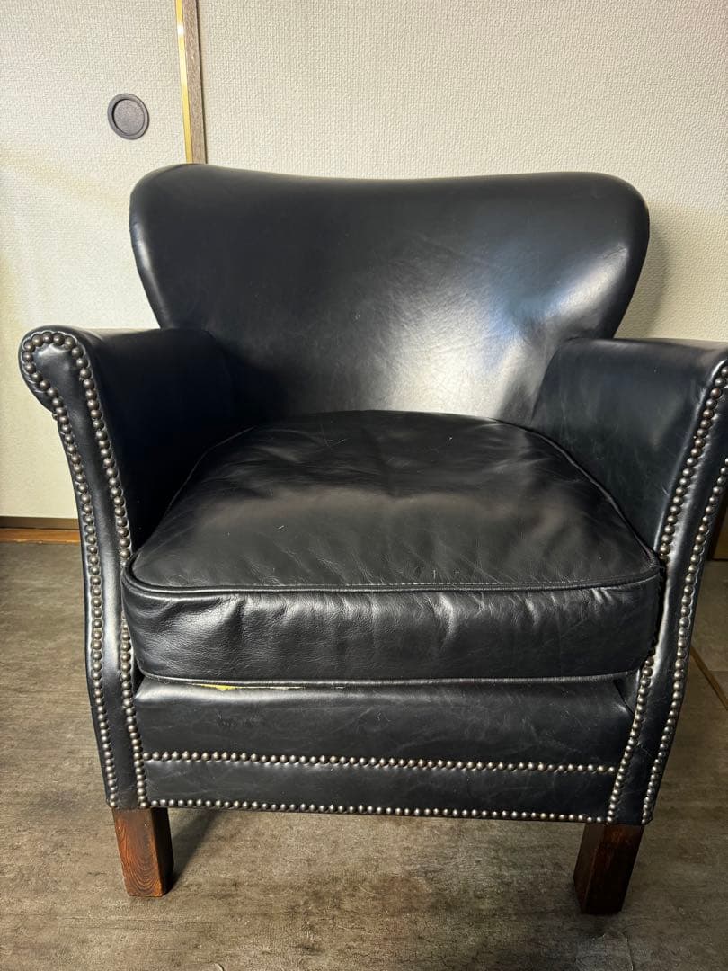 ハロ / HALO　アスプルンドプロフェッサーアームチェア　ソファ 革　ブラック