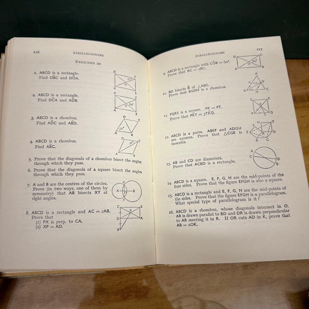 洋書 A New Course in Geometry 1 & 2