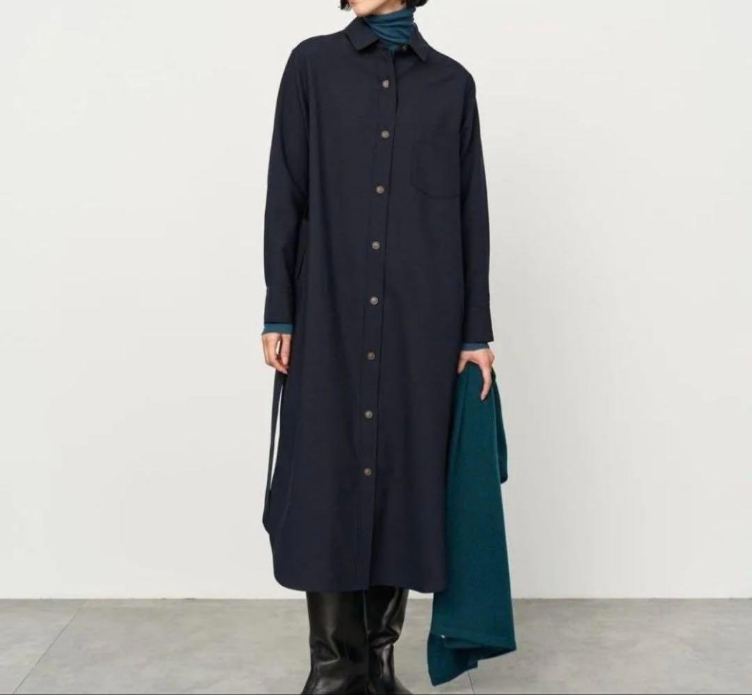 SOEJU ソージュ ソフトオックスシャツワンピース S