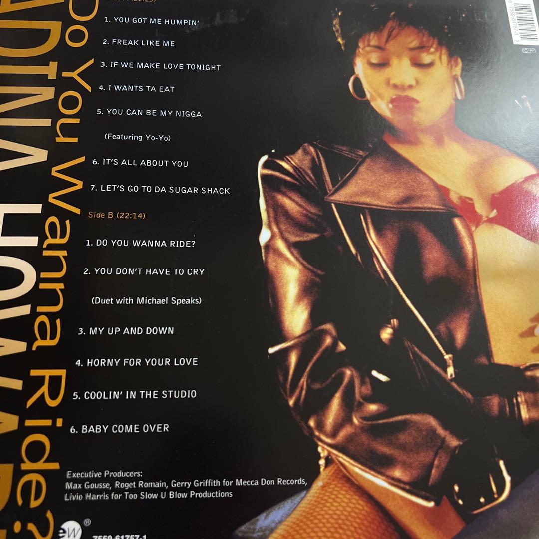 Adina Howard LP Do You Wanna Ride ? ドイツ盤