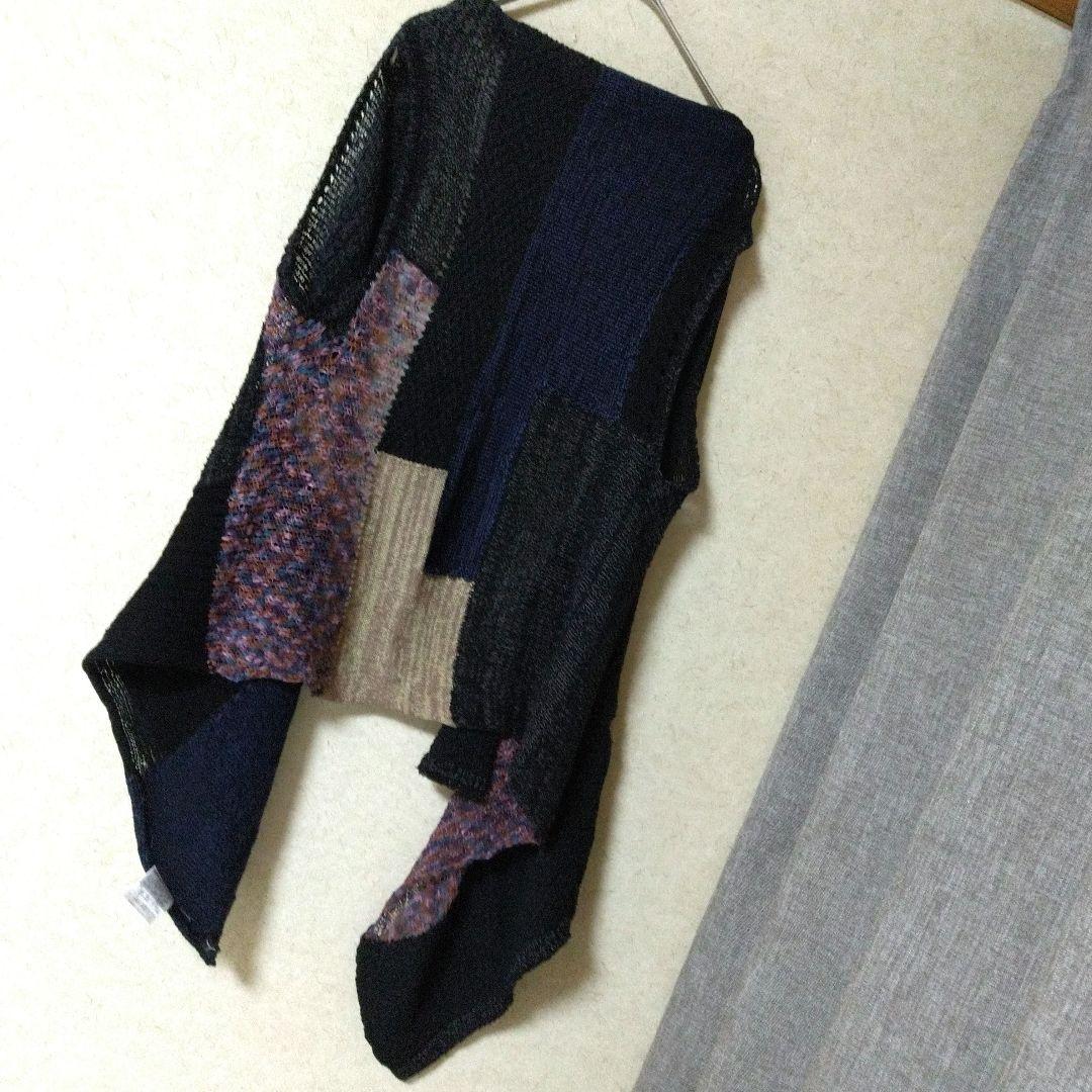 shige！　おまとめ　慈雨　ワンピース　パッチワーク ニットベスト