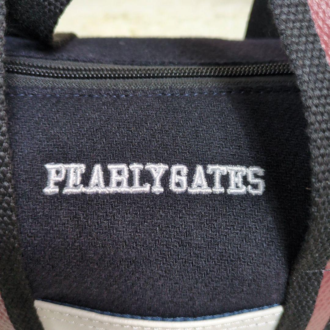 パーリーゲイツ カートバッグ 2way ワッペン キャンバス ブラック