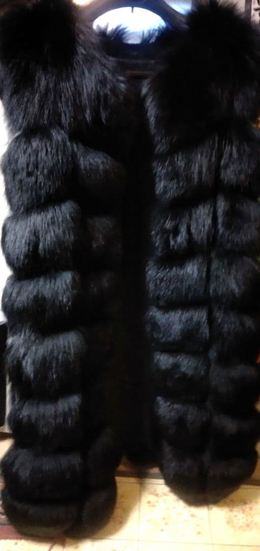 フォックスファーコート・フォックスベストファートルコ製・フォックス毛皮ジャケット