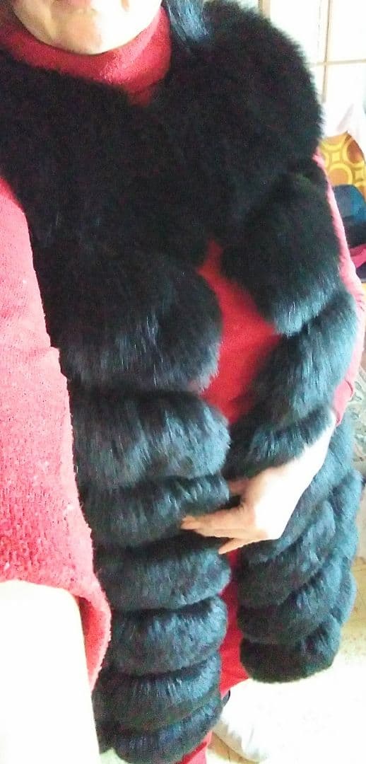 フォックスファーコート・フォックスベストファートルコ製・フォックス毛皮ジャケット