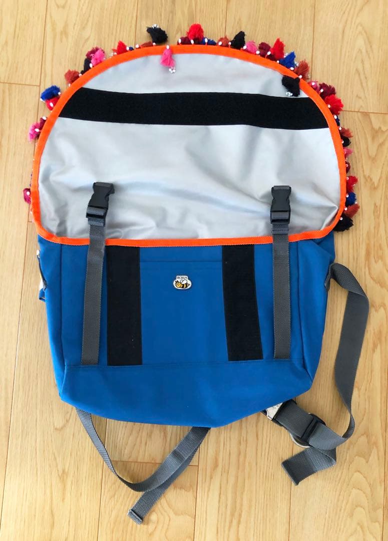 UNDERCOVER 民族柄転写プリント　メッセンジャーバッグ　アンダーカバー