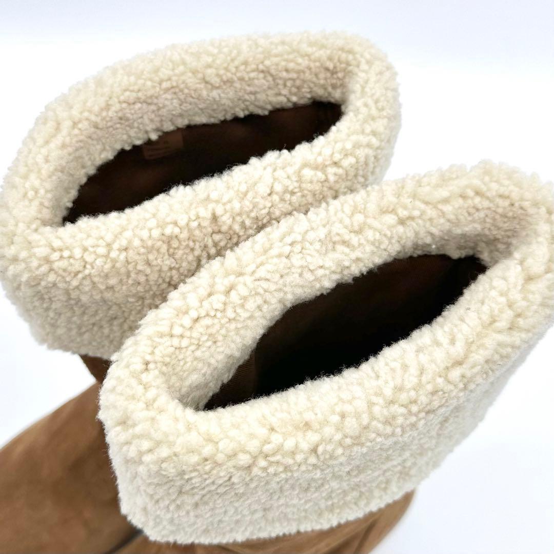 美品✨COACH KALLY シグネチャー ムートンブーツ スエード 25cm位