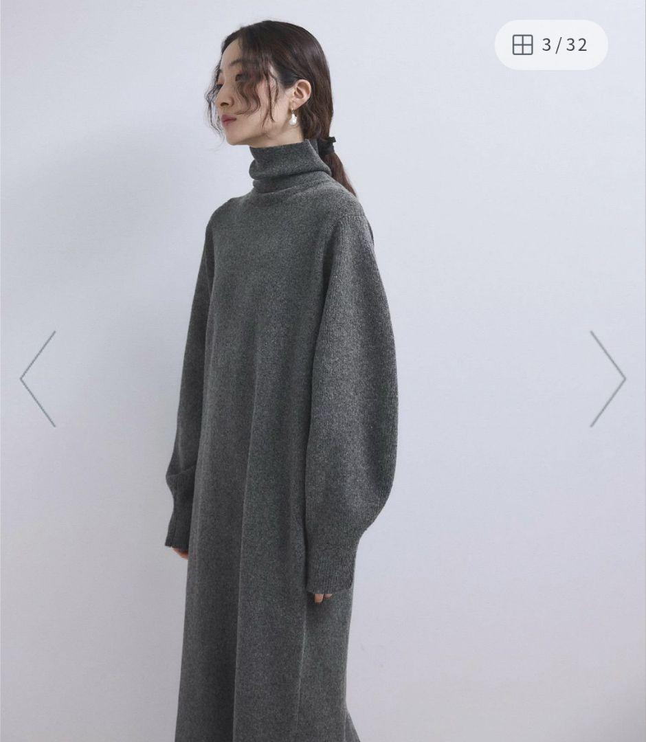 アダム・エ・ロペ　2WAYニットポロワンピース