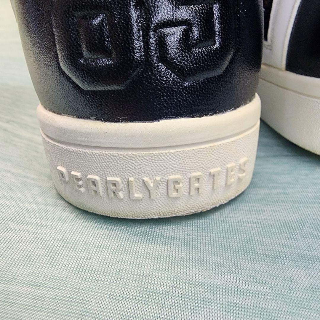 【美品】パーリーゲイツ ゴルフシューズ レディース ハイカット 23.5cm