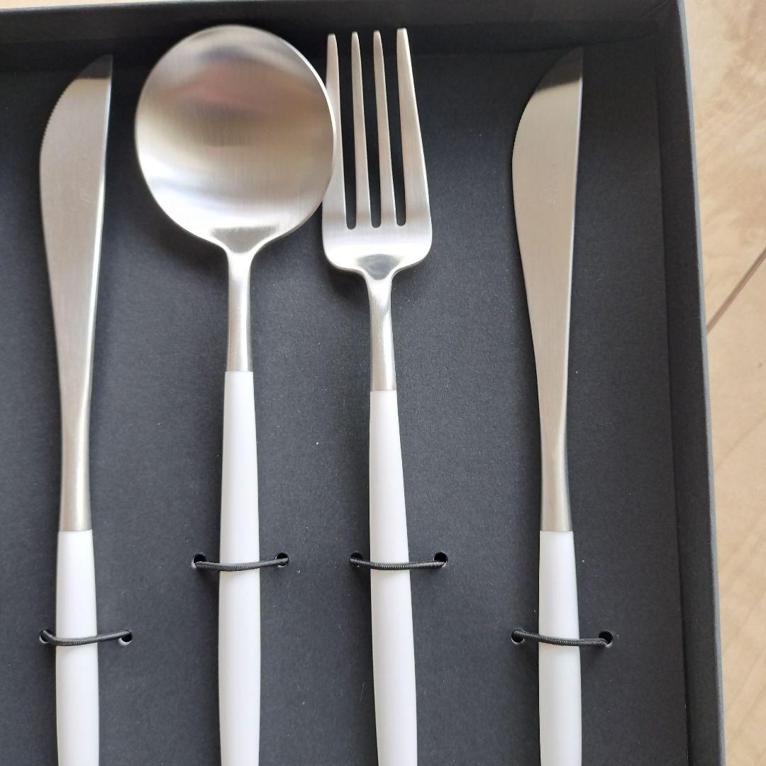 Cutipol カトラリー6点セット ホワイト