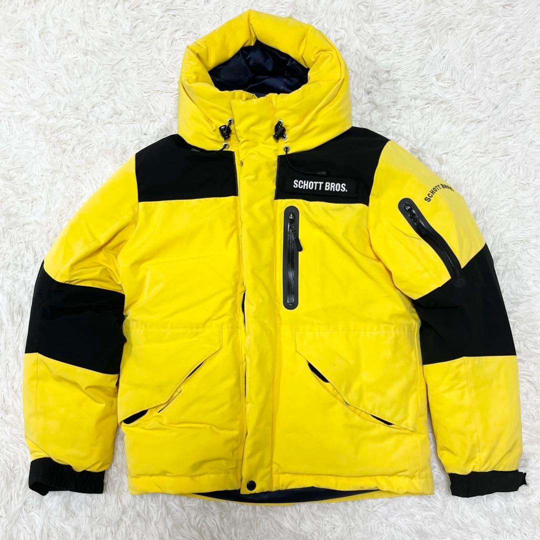 【美品】Schott BROS. ショット 肉厚 ダウンジャケット ツートン
