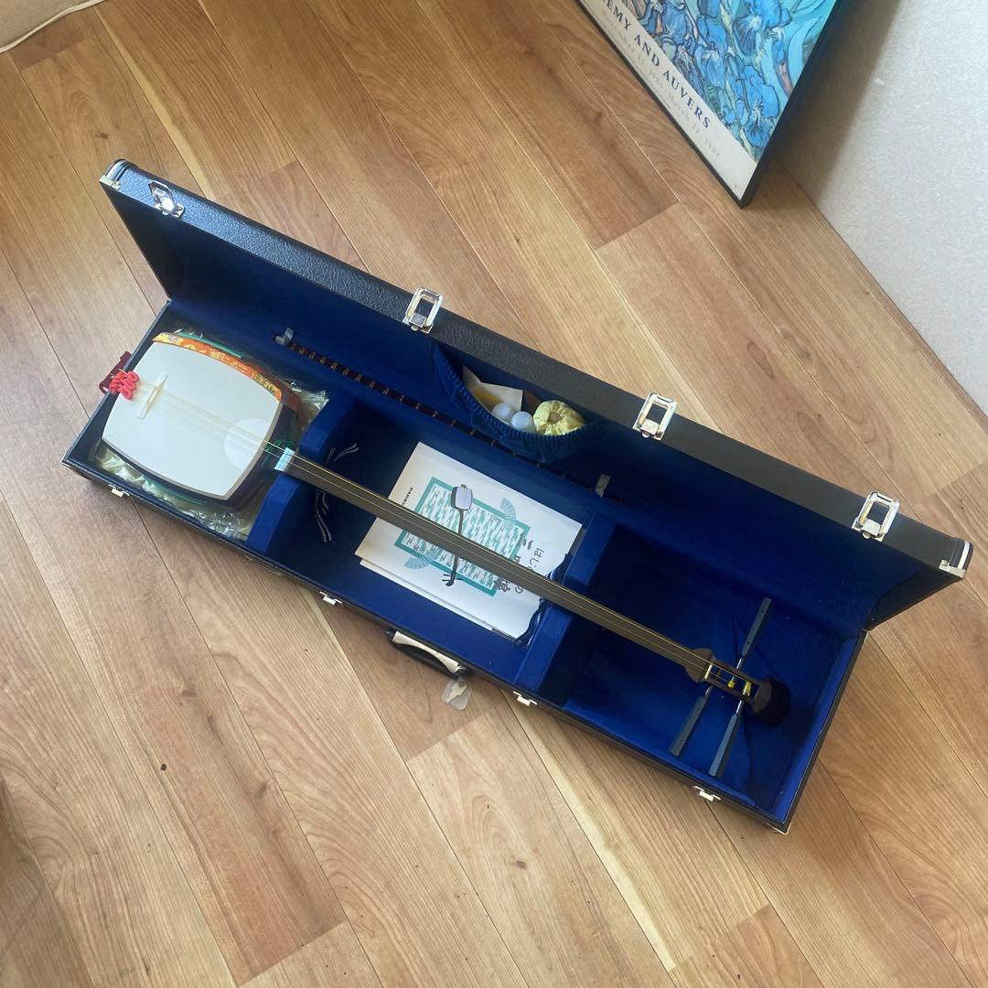 SUZUKI 三味線　かえで　ハードケース付き