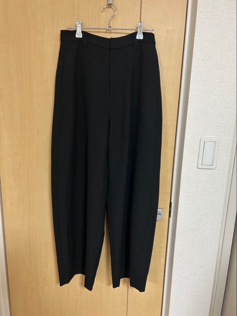 新品　todayful Wide Cocoon Trousers ブラック　36
