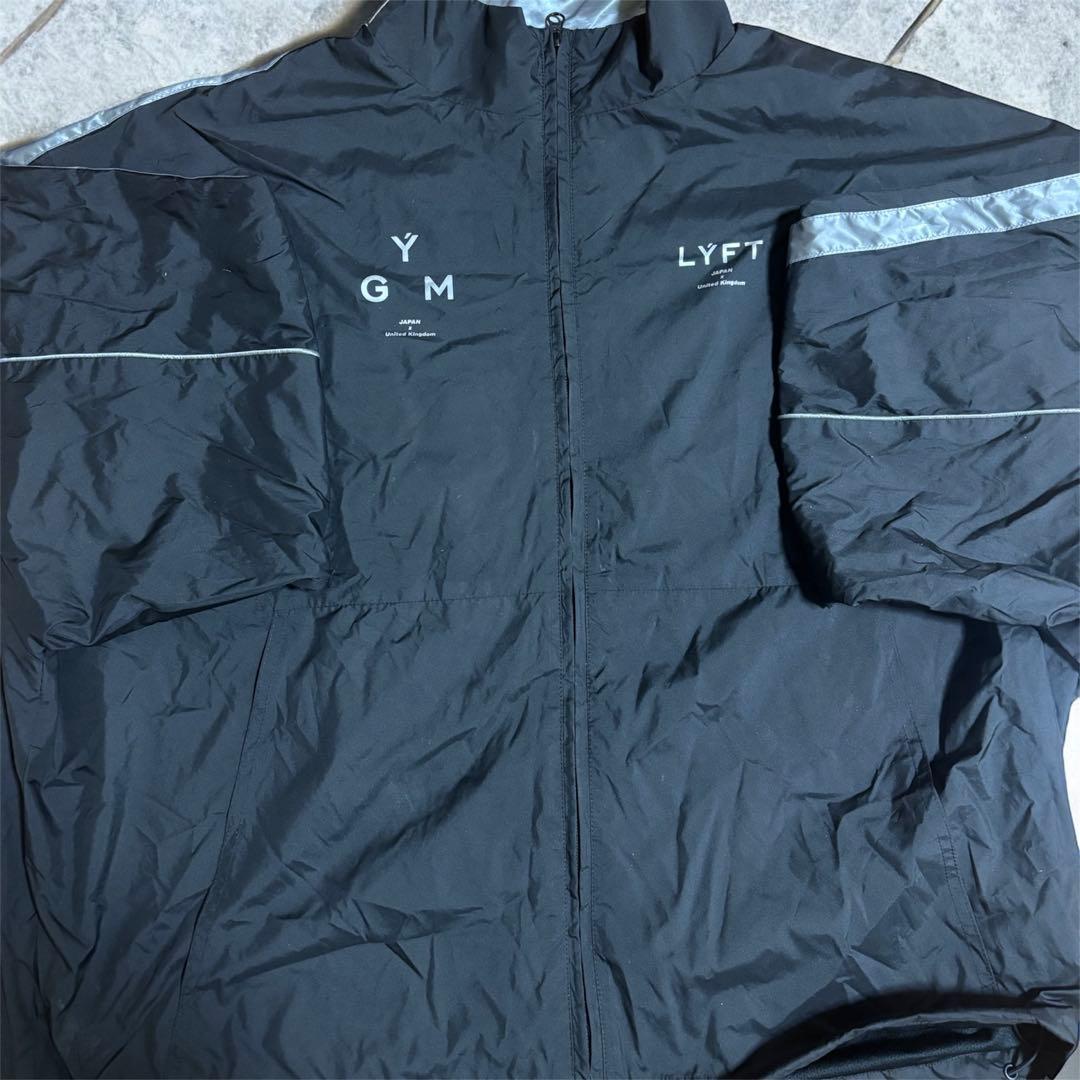 LYFT ブラック ナイロンジャケット Lサイズ