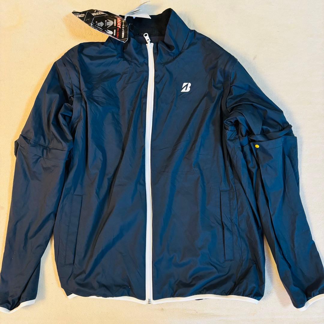 新品 ブリヂストンゴルフ 6WAY防風リバーシブルブルゾンL