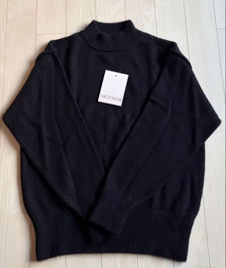 NICENESS  ALPACA モックネックセーター　ナイスネス