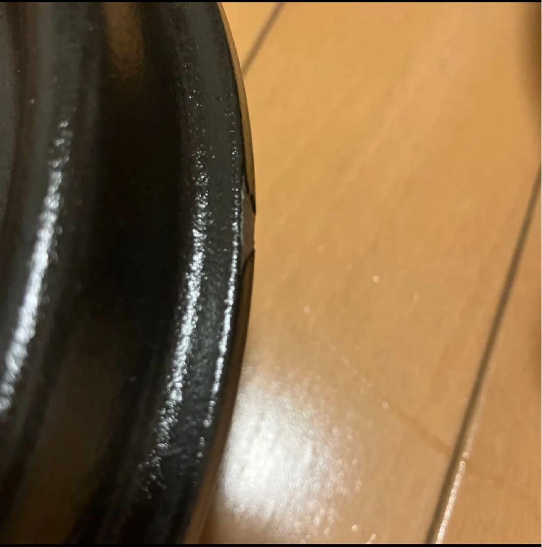 訳あり美品 ストウブ ピコ ココット ラウンド ブラック 20cm 両手鍋