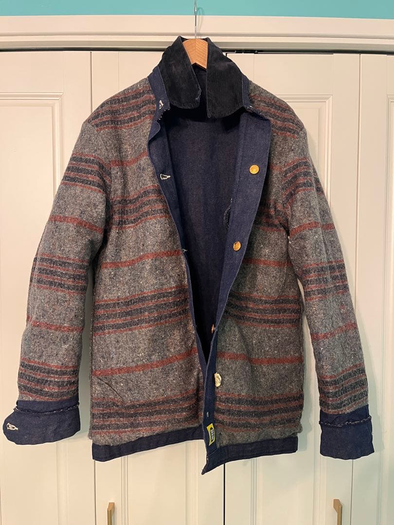 60s 70s Wrangler デニムカバーオール BLUE BEL