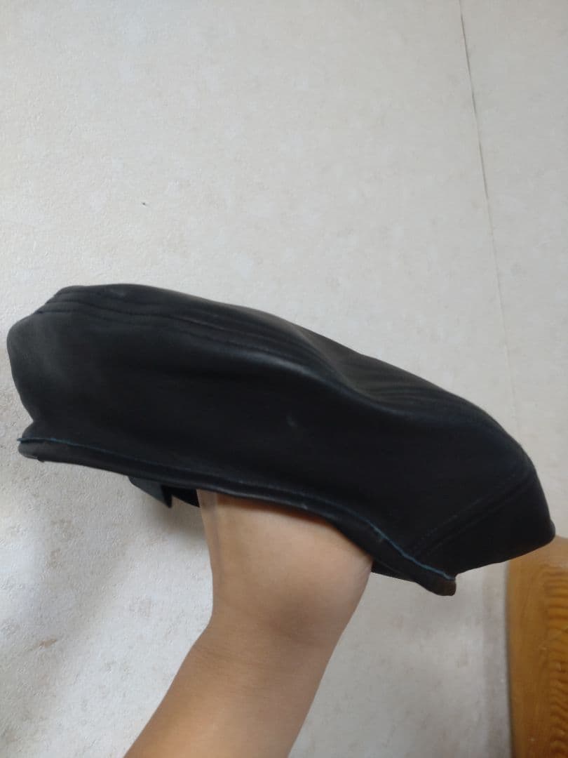 CHRISTIAN DADA ラムレザー ベレー帽 サイズ57