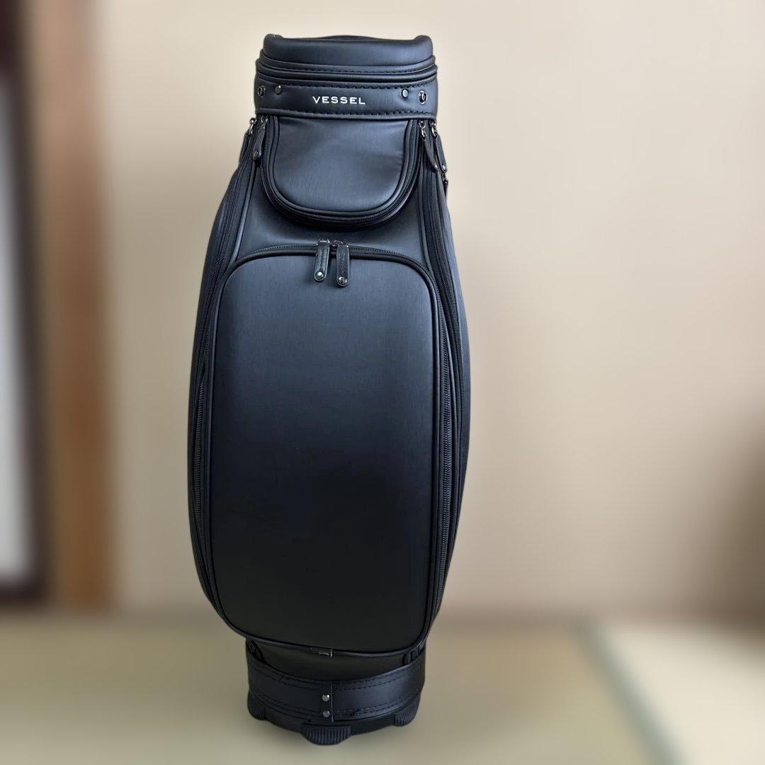 Vessel ブラック キャディバッグ