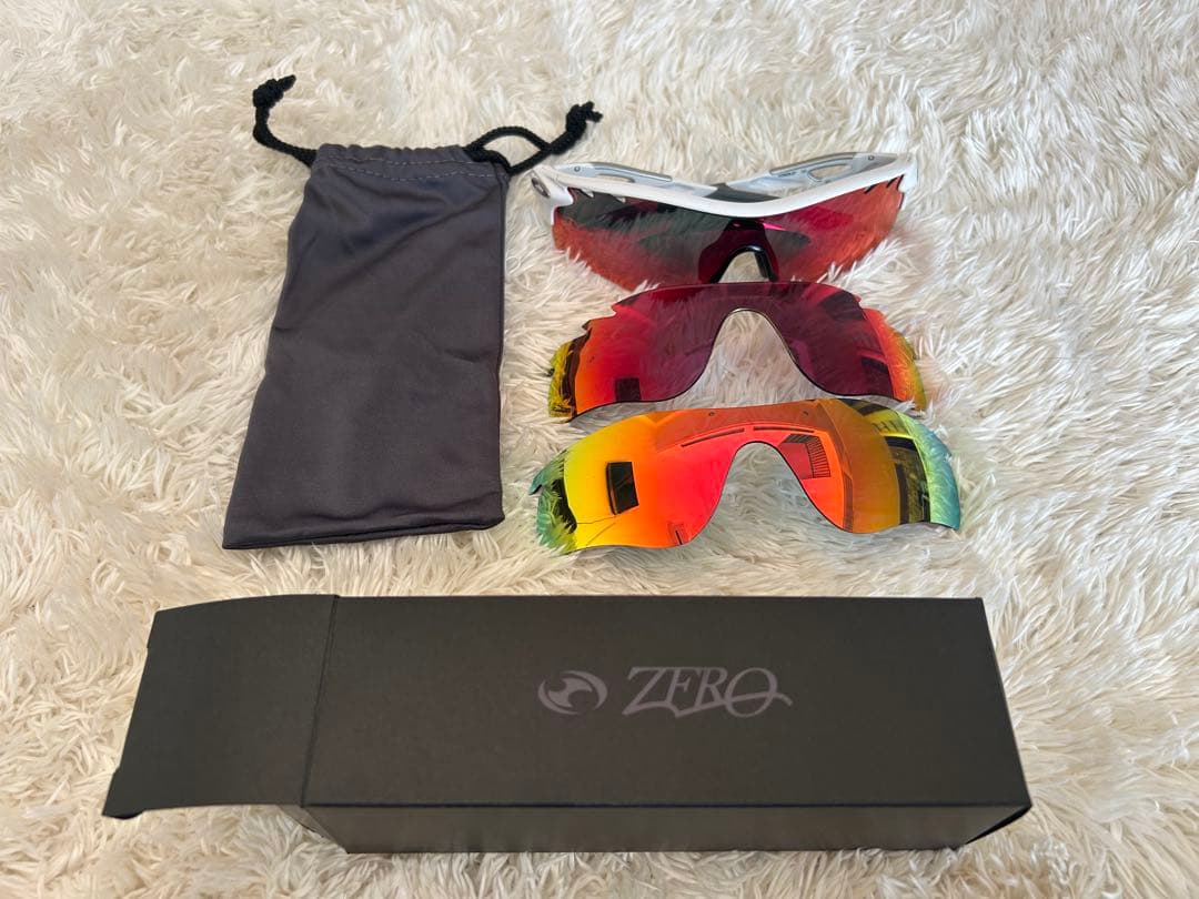 w2924 ZERO製偏光レンズ装着　　純正レンズ＋交換レンズ付き