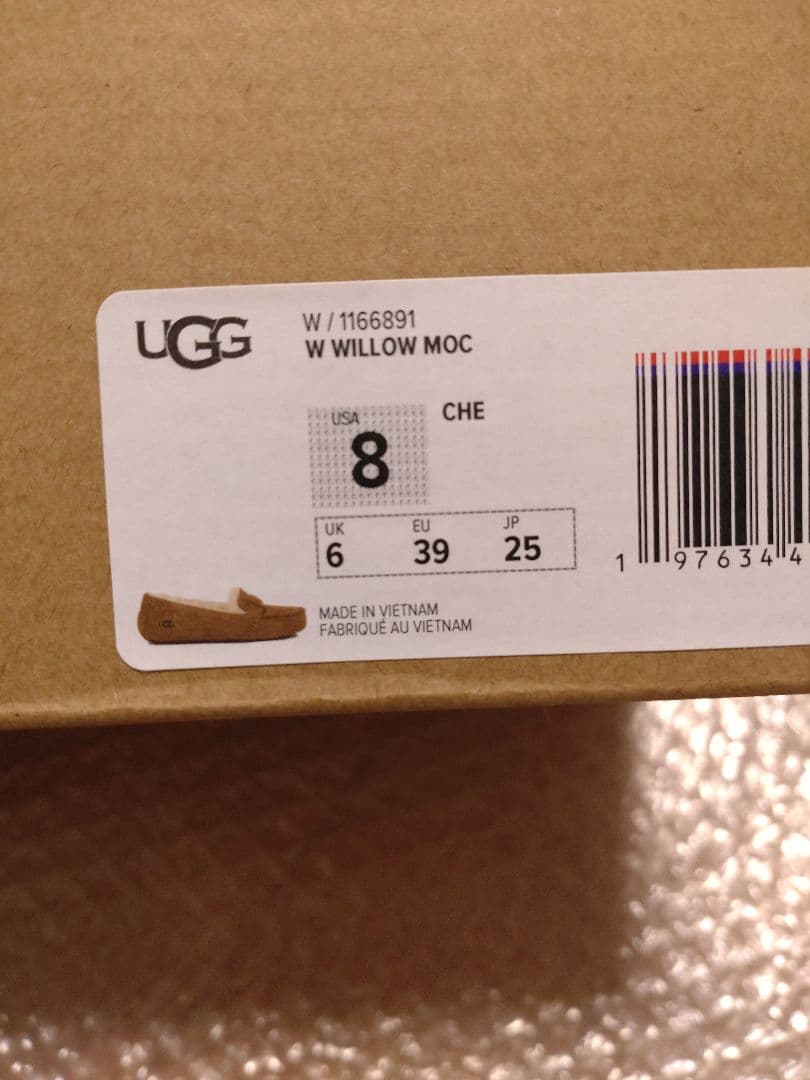 m*o様 UGG W Willow Moc モカシン 8 (US) ベージュ