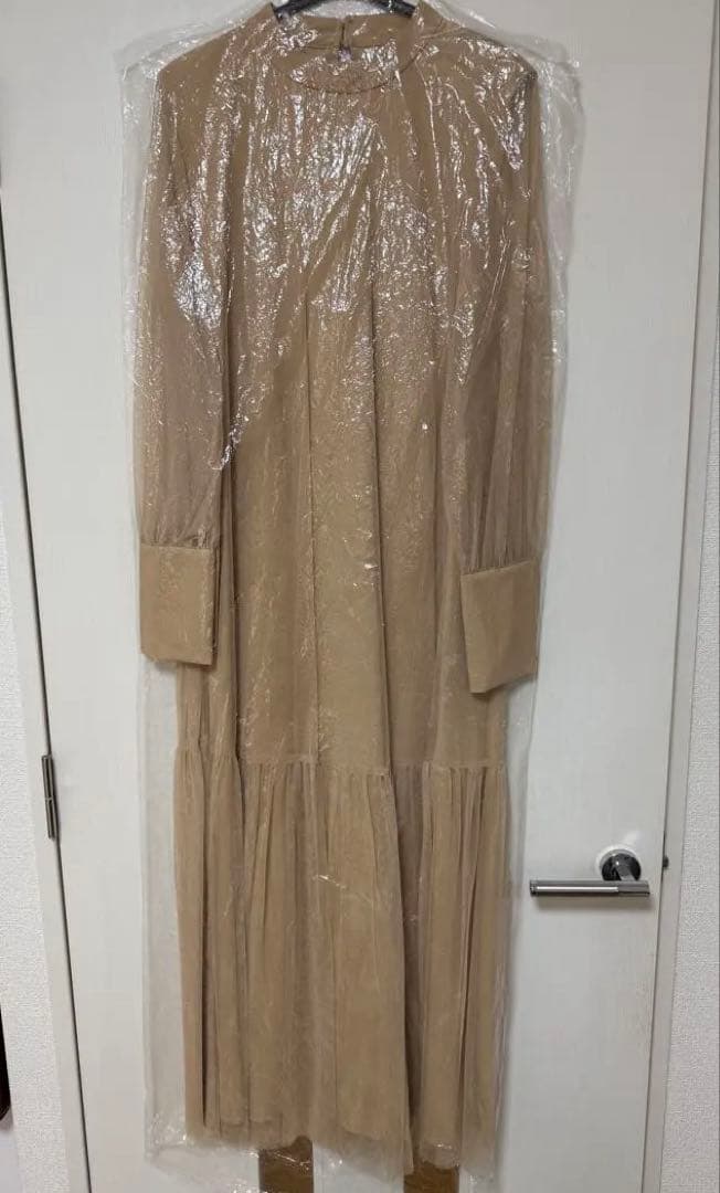 CAPRICIEUX LE'MAGE チュールハイネックワンピース