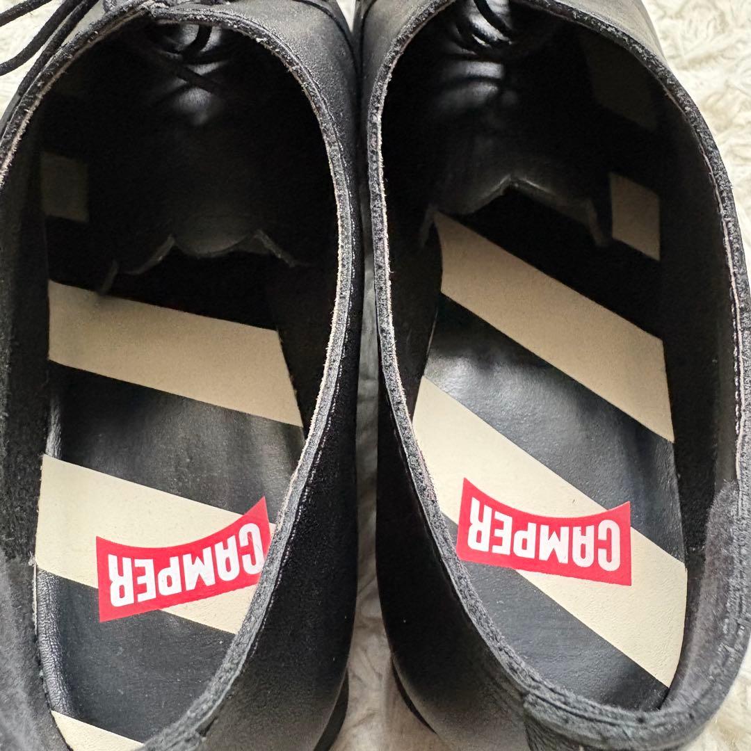 【極美品】CAMPER カンペール　カシマイラ　フラットシューズ　38 ブラック