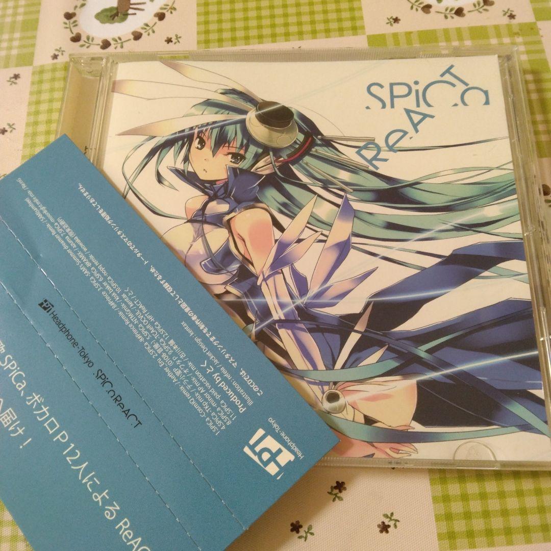帯付き　ボカロ　SPiCa ReACT　ボカロ　CD　初音ミク　samfree