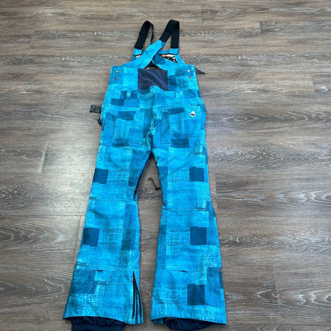 バートン ゴアテックス ビブパンツ スノボウェア つなぎ ブルー　S レディース