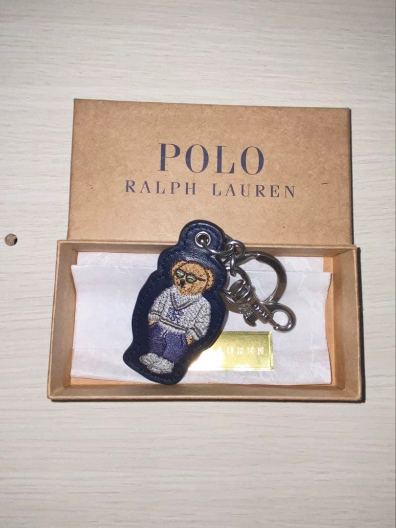 polo ポロラルフローレン ポロベア キーチャーム キーホルダー レザー