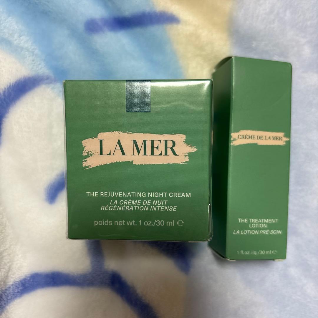 新品未使用ラ・メール 夜用クリーム30ml＆トリートメントローションセット
