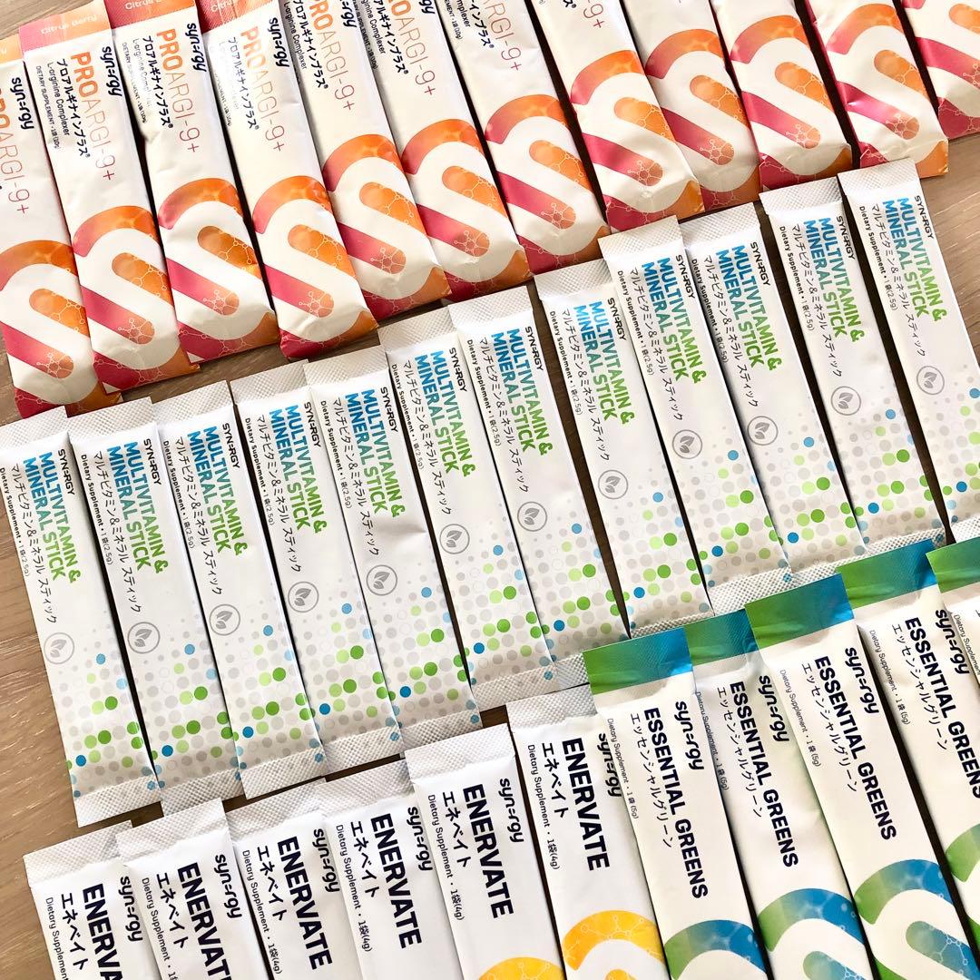 シナジー イージーワンパックセット（アルギナイン エネベイト ミネラル）3日分