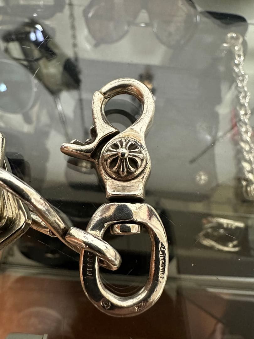 クロムハーツ クリップ スイベル スモール キーリング 木村拓哉 クロス