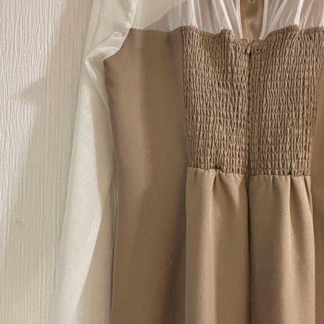 アンドレスド ANDRESD オケージョンドレス　ベージュ　L niana