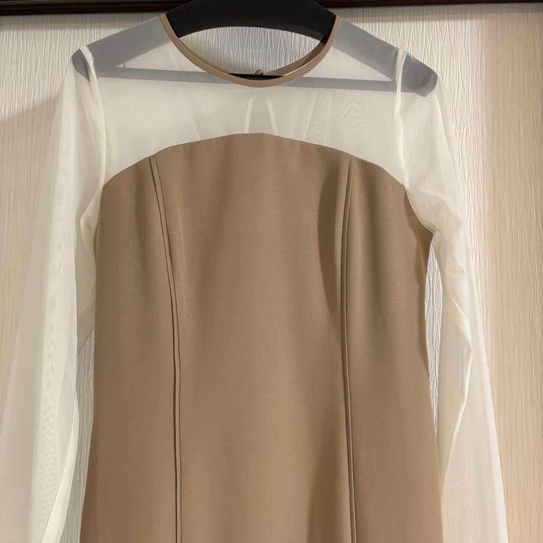 アンドレスド ANDRESD オケージョンドレス　ベージュ　L niana