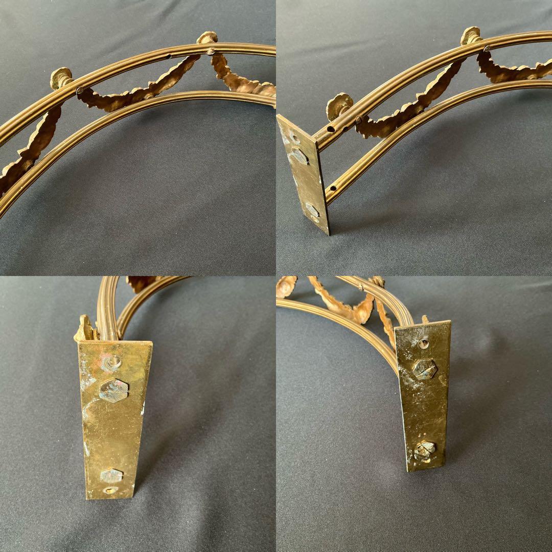 フランスアンティーク　シエル・ド・リット　ベッドの天蓋　ガーランド　オルモル