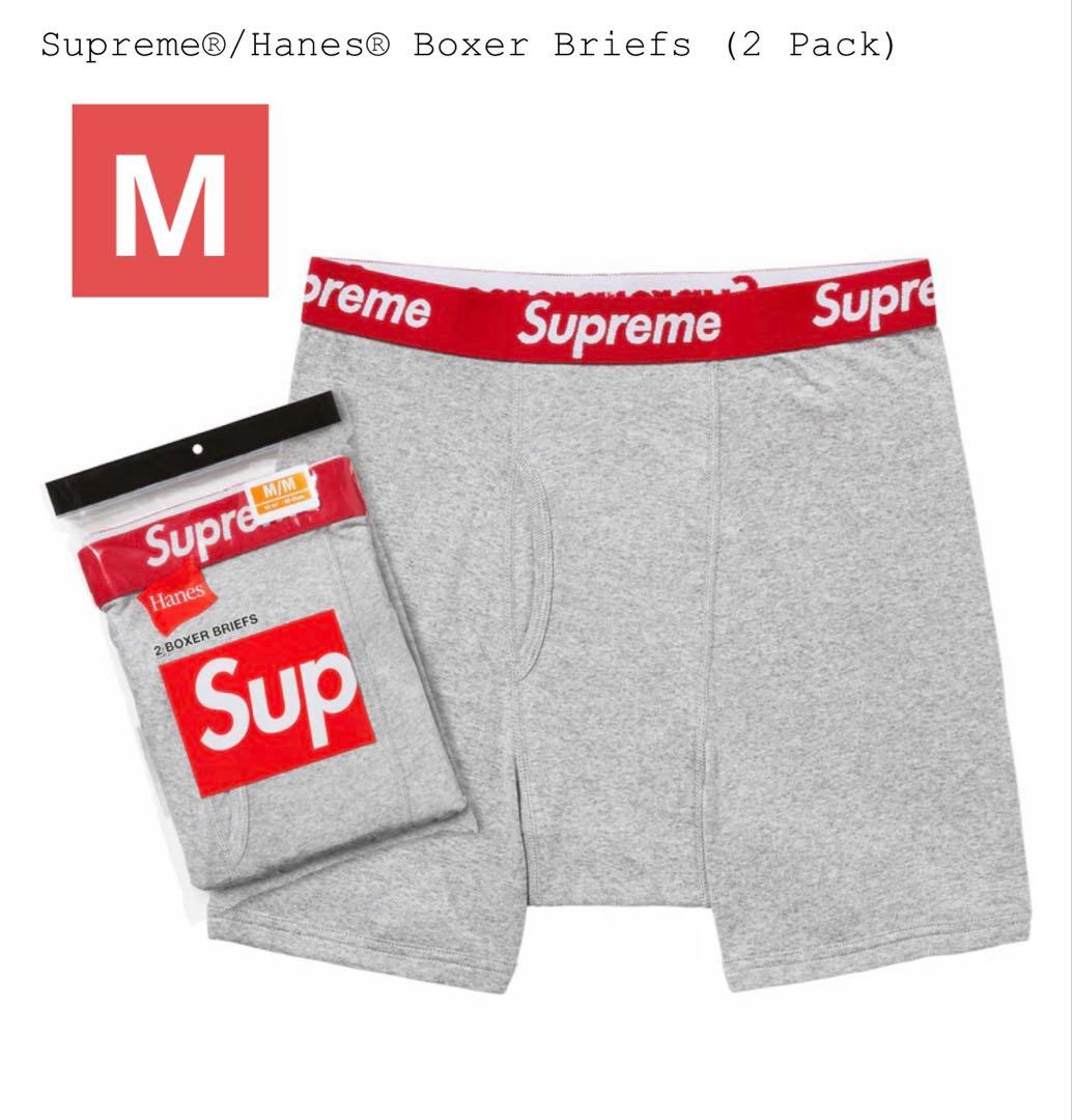 下着・アンダーウェア Supreme Hanes Boxer Briefs 2 Pack M