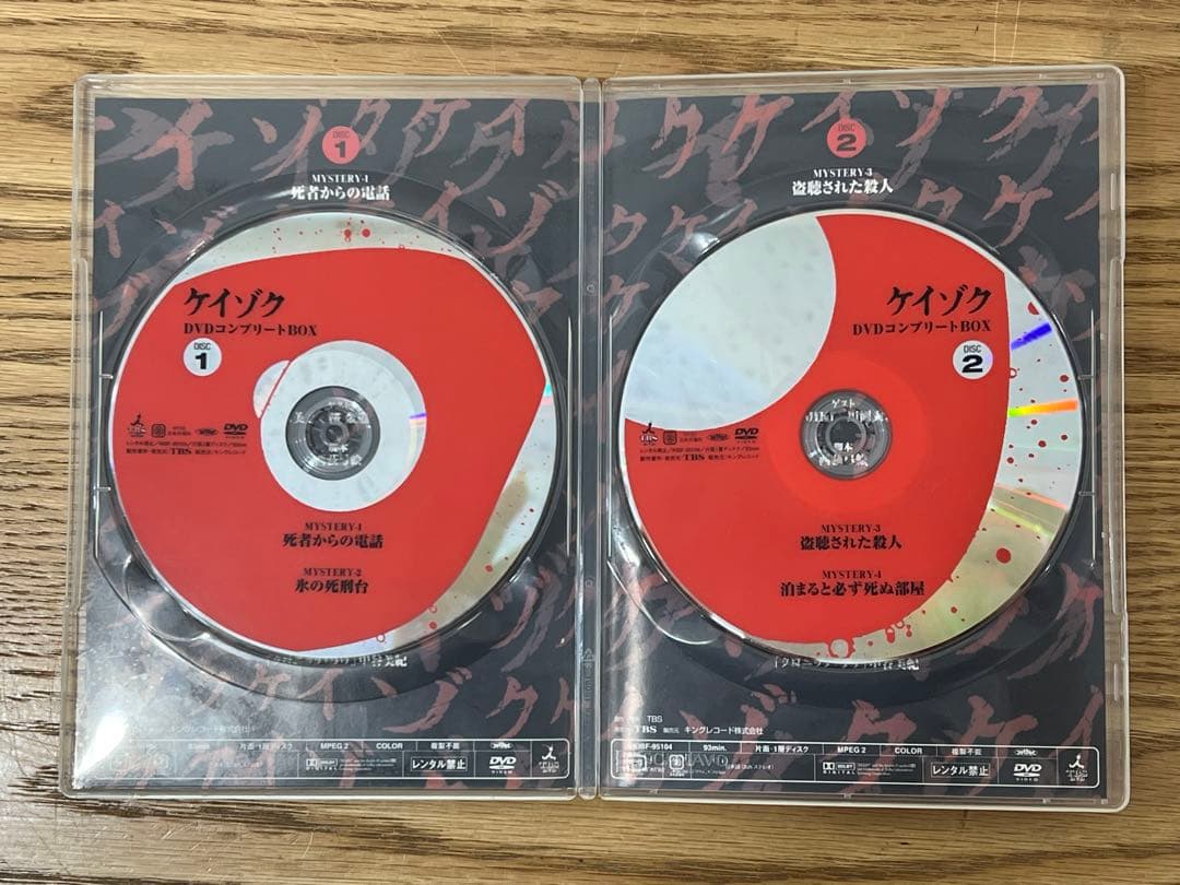 W4H640◆ ケイゾク DVDコンプリートBOX〈8枚組〉