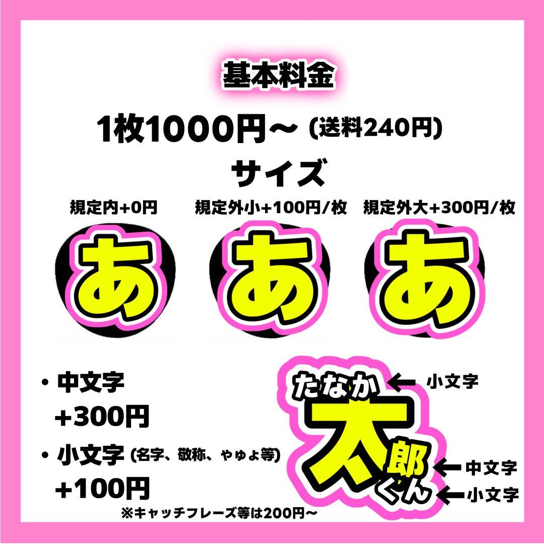 ミー@断捨離ページ うちわ文字 オーダー