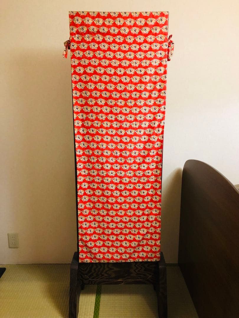 和風スタンドミラー(姿見)